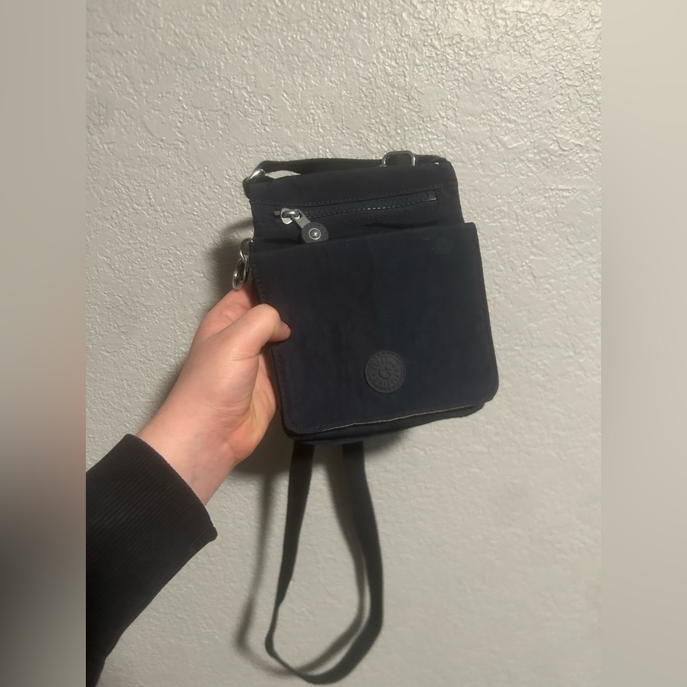 Navy blue Kipling crossbody bag